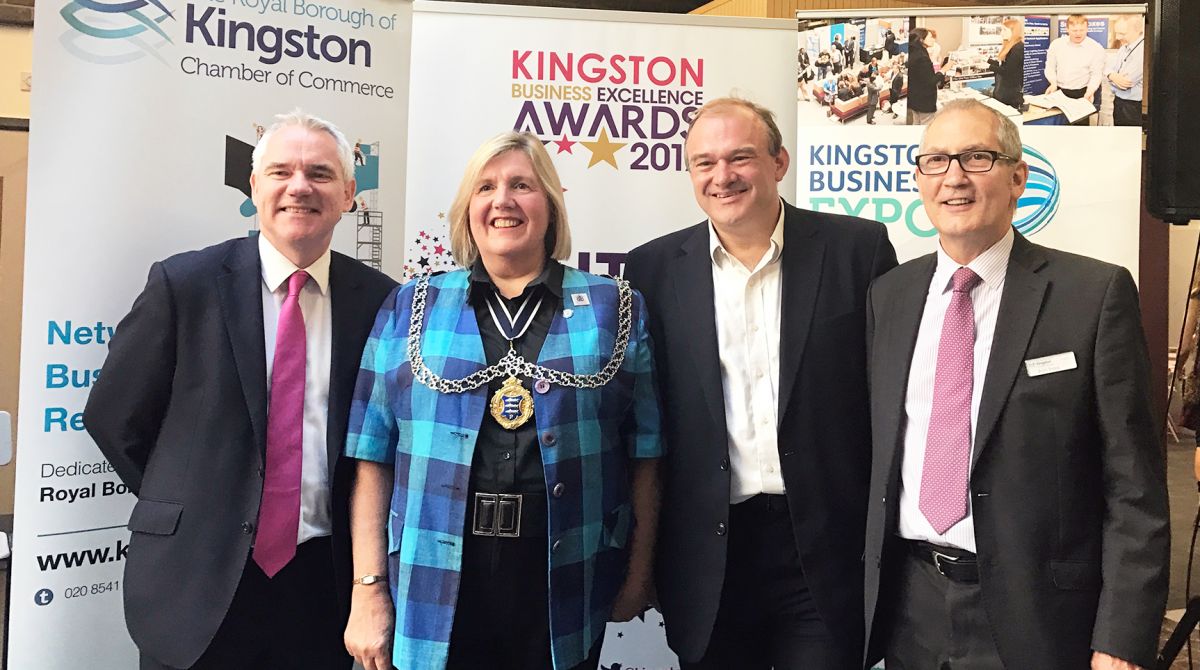 MPs Sir Ed Davey and Zac Goldsmith highlight benefits of greater collaboration with Kingston University at Kingston Business Expo