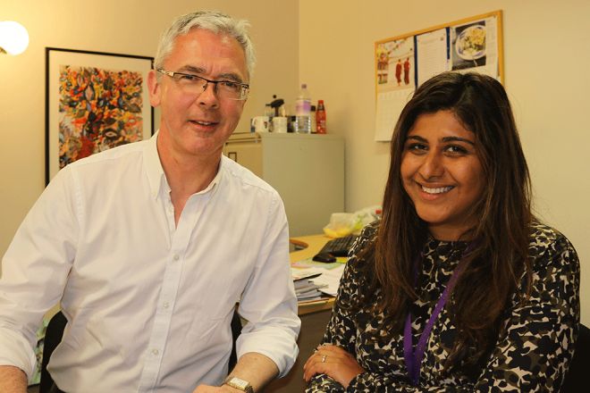 Professor Adrian Coyle, Kingston University\'s Chair in Social Psychology and Dr Tushna Vandrevala, an expert in Health Psychology and Senior Lecturer at Kingston University