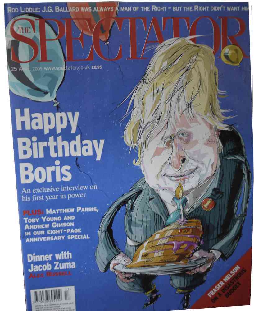 Spectator Cover - One in a series of political commentary pieces for Spectator covers.