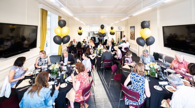 Kingston Business School held a ‘Thank You\' dinner for alumni who have volunteers