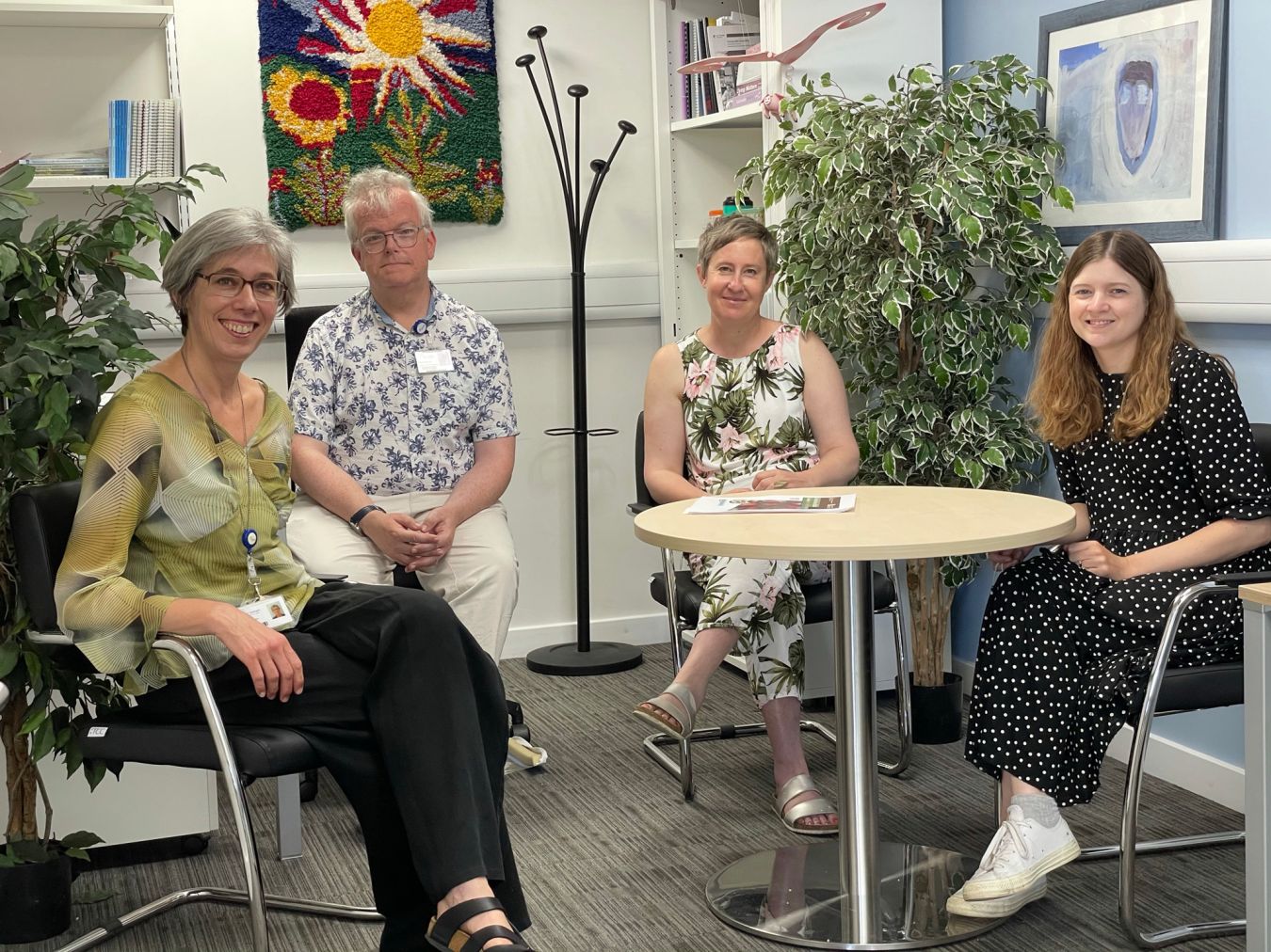 The study team includes, from left to right: Professor Irene Tuffrey-Wijne (project lead), Richard Keagan-Bull (researcher) and Dr Becky Anderson (project co-lead). They will be ably supported by Jo Giles, who also works as a research assistant at Kingston and St George's.