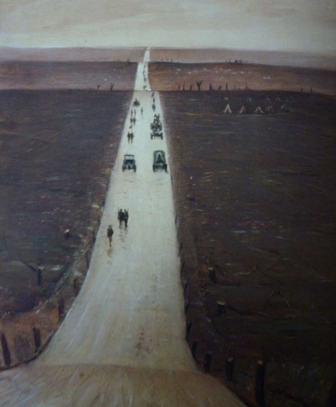 Nevinson-the-road-from-arras-to-papaume