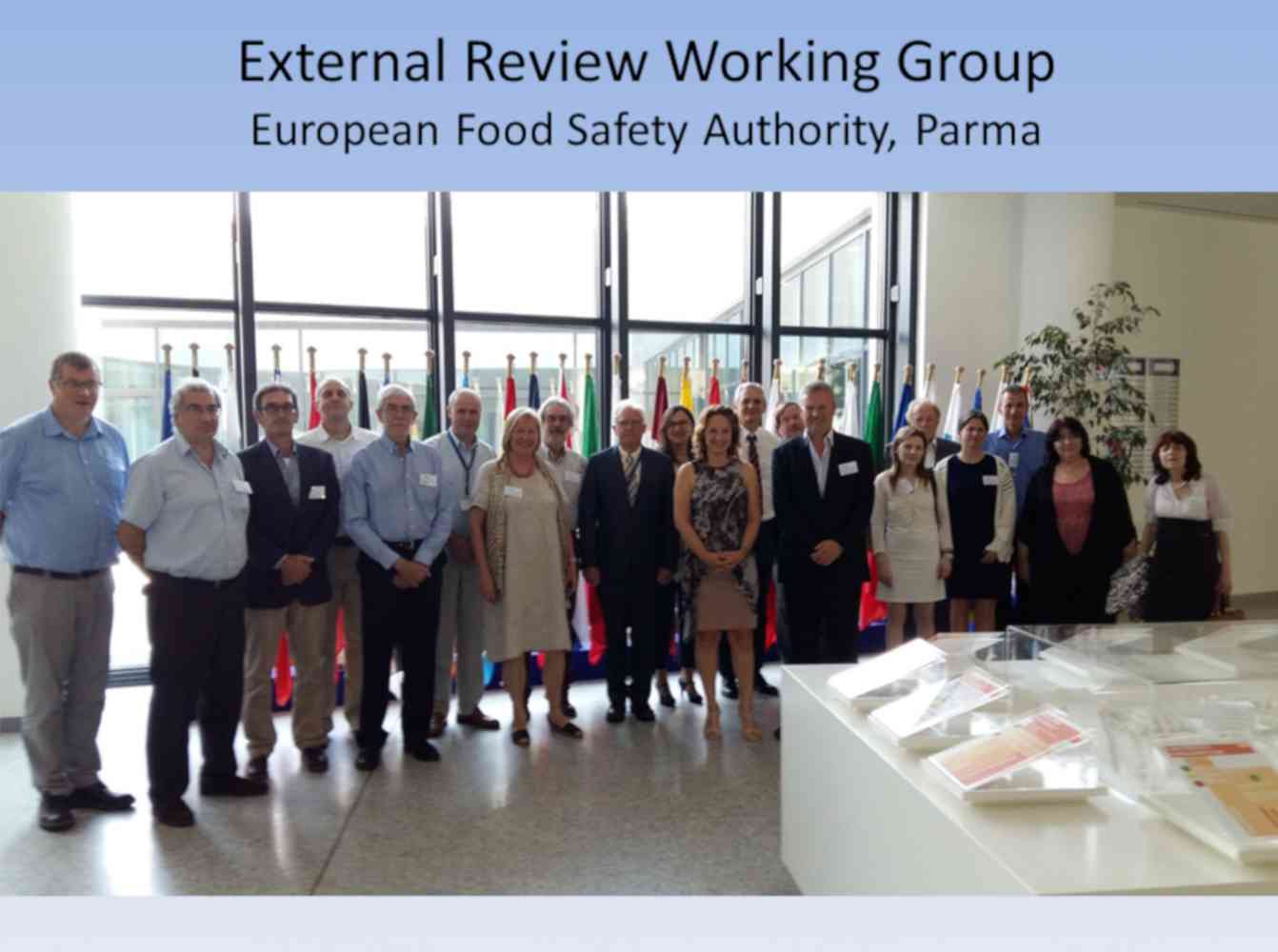 External Review Working Group for the European Food Safety Authority - ERWG Meeting at Parma