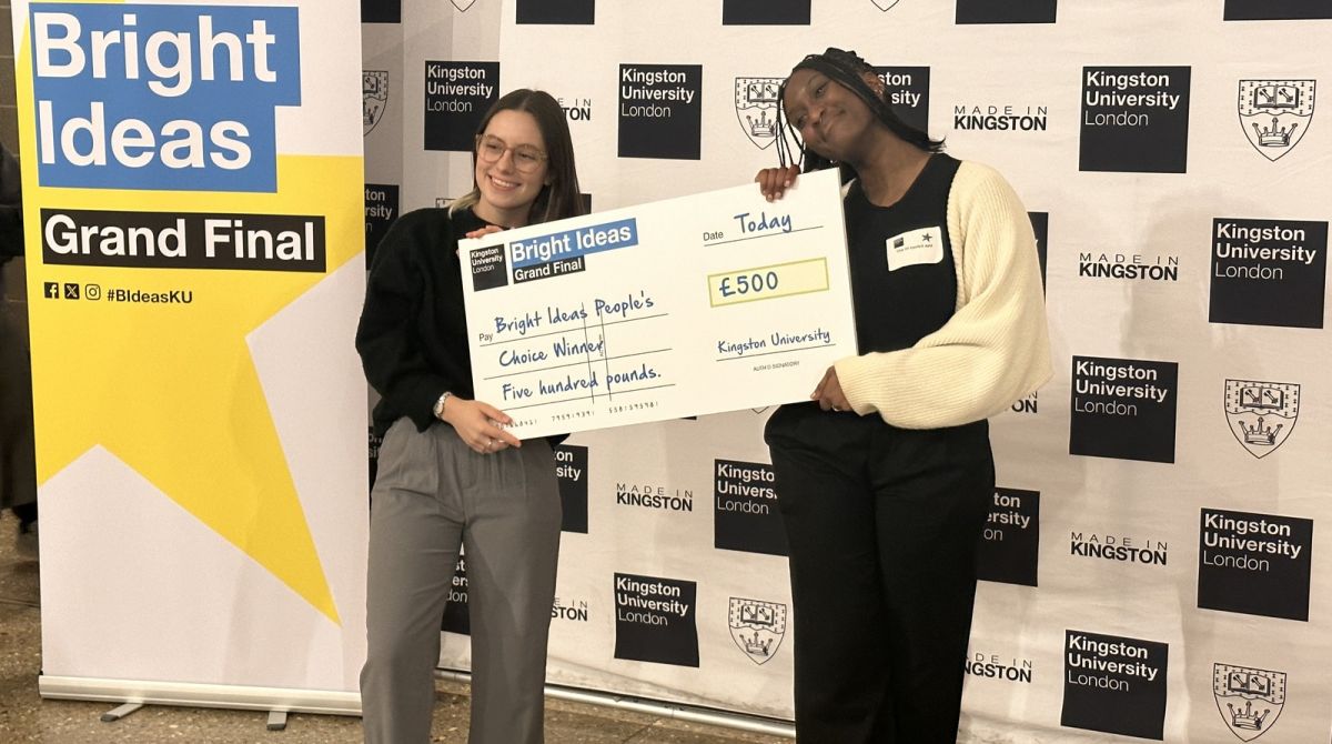 App to help nurses crowned People's Choice winner at Kingston University's Bright Ideas competition 