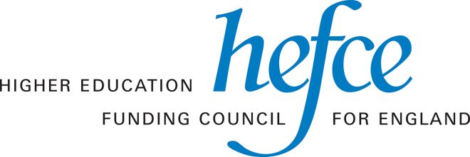 Photo of HEFCE logo.