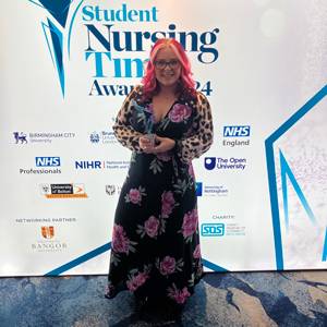 ſֳ scoops two accolades at national Student Nursing Times Awards