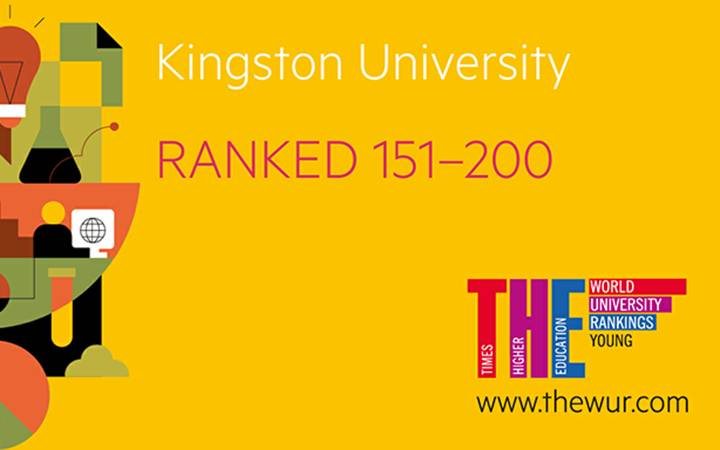 Times Higher Education ranks Kingston University in top 200 young institutions across the globe