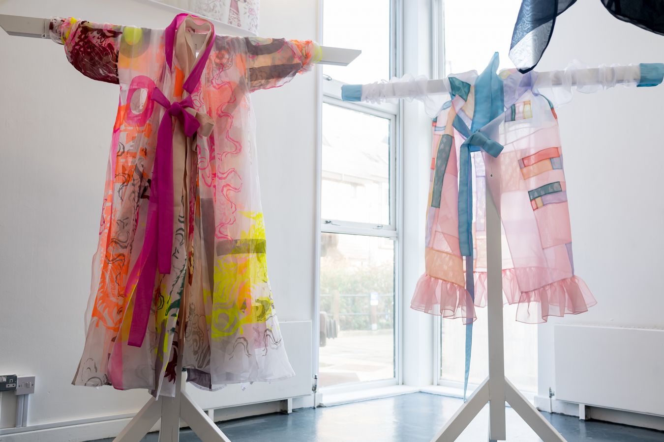 The Hanbok interpretations created by students from Kingston School of Art were displayed at the University\'s Stanley Picker Gallery.