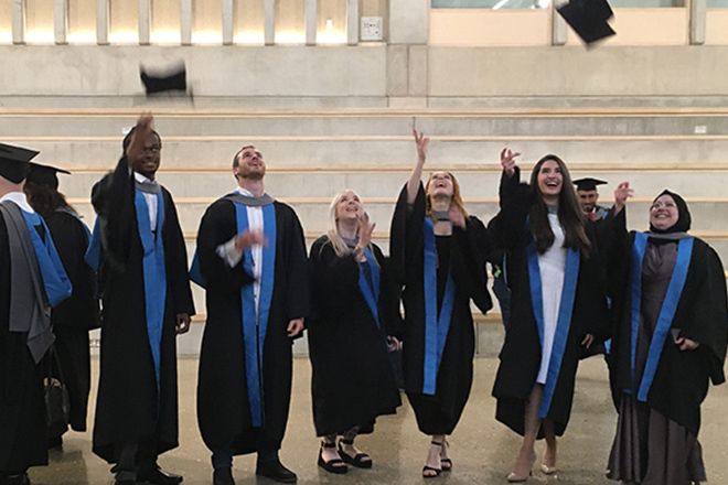 Class of 2023 graduates celebrate at the Town House