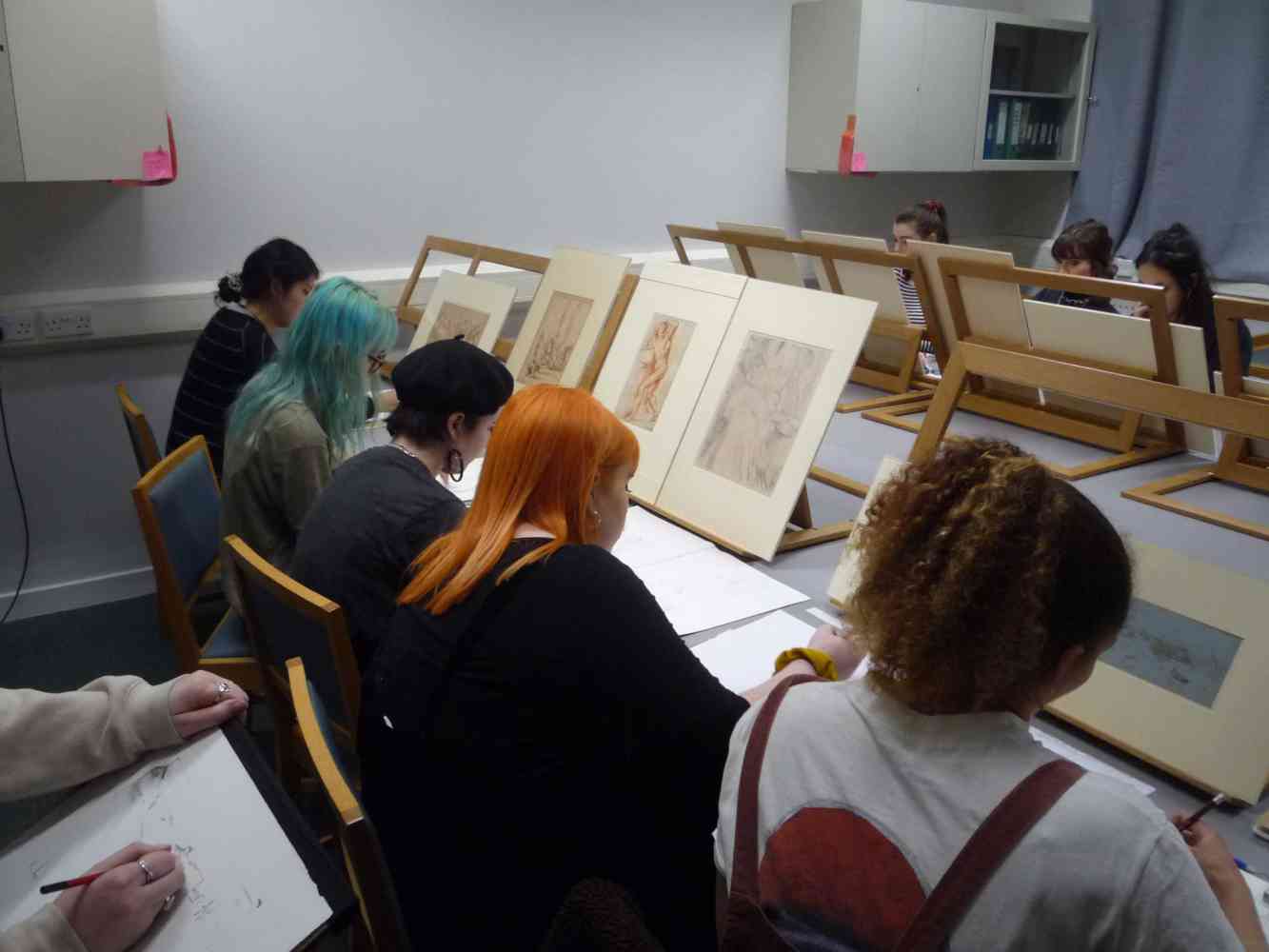 Drawing at the Courtauld Drawing Archive - Drawing session at the Courtauld Drawing Archive