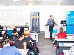 'Whether you think you can, or think you can't, you're right.' Kingston University alumnus Azmat Ali hosts inspirational Upgrade Masterclass on developing a growth mindset