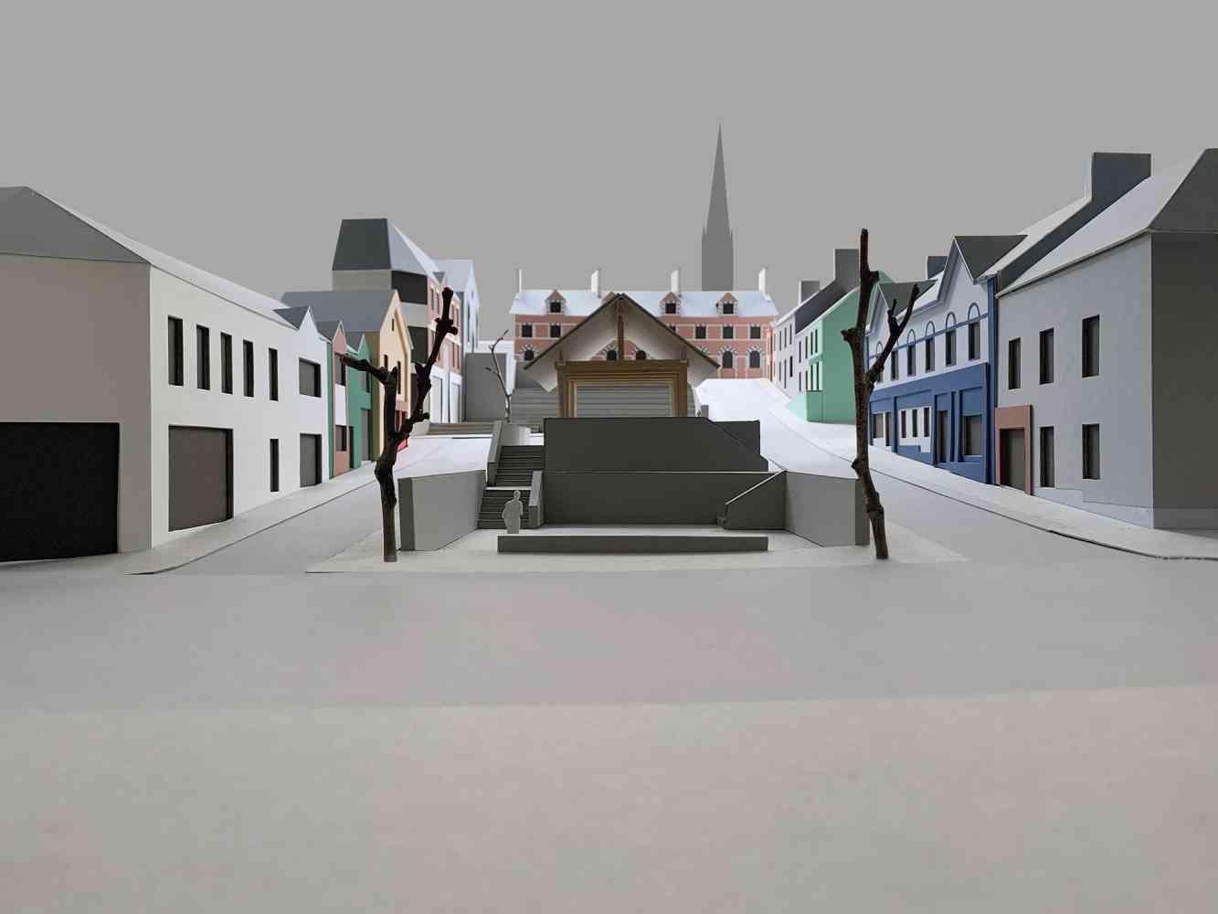 Letterkenny Market Square - Competition design for a new public building in Co. Donegal, Ireland