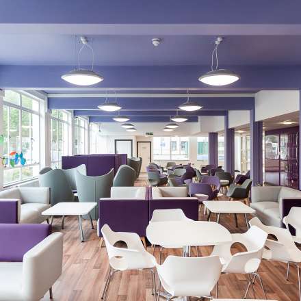 Students union social space on Penrhyn Road campus