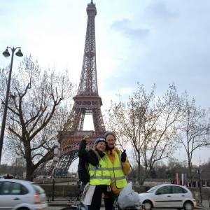 Fundraising criminology student cycles to Paris to help tackle youth violence