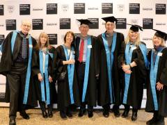 Kingston alumni celebrate their Honorary Degrees in Education at this year's winter graduations