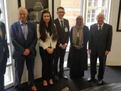 Alumnus Robert Rakison hosts law students ahead of the International Criminal Court Moot competition in The Hague