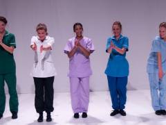 Kingston University nursing students learn drama techniques to help cope with working on coronavirus frontline