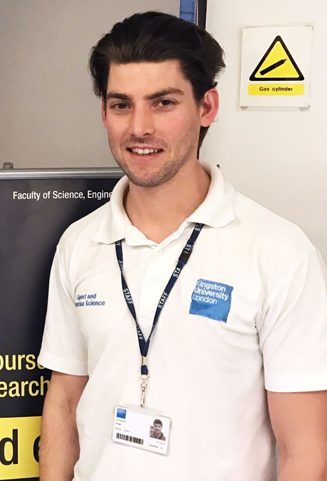 An image of exercise physiology technician Chris Howe