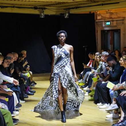 Gussie O'Connor's collection hit the catwalk at Kingston School of Art's press show