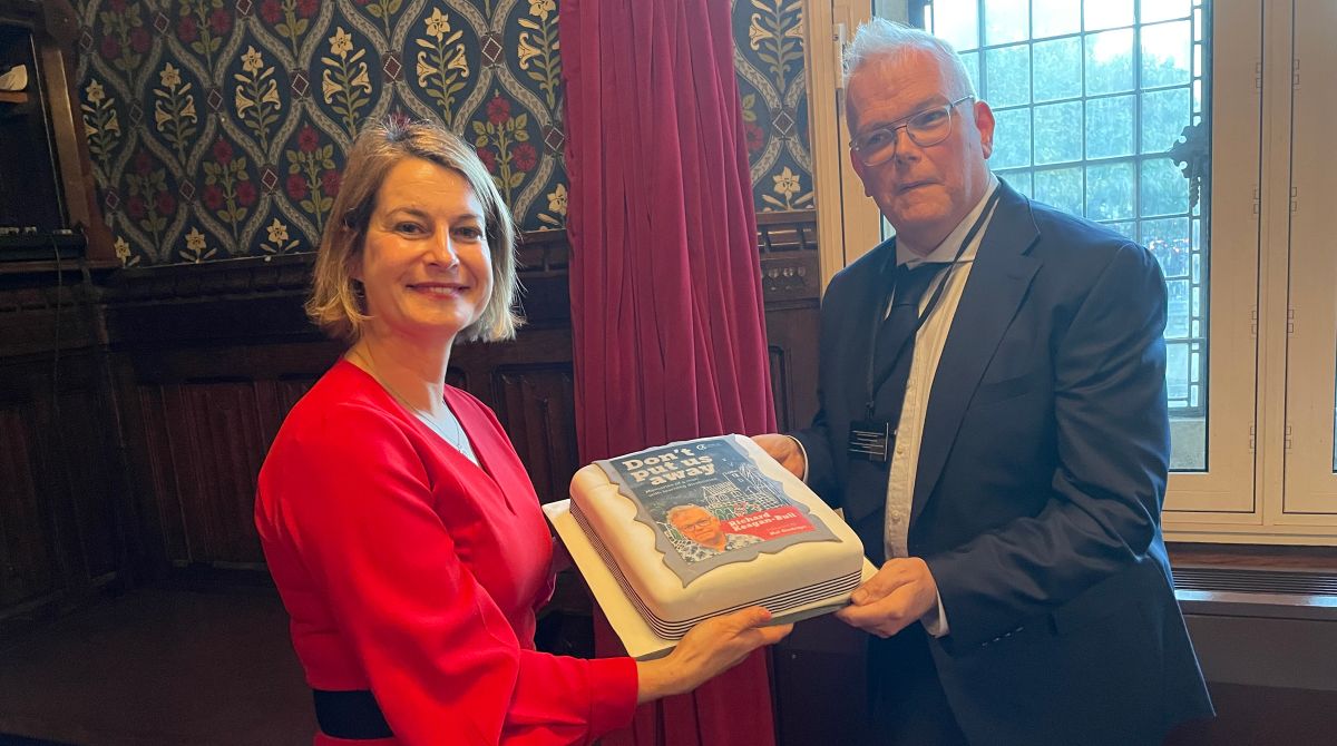 Autobiography by Kingston University researcher about living with learning disabilities celebrated at Houses of Parliament