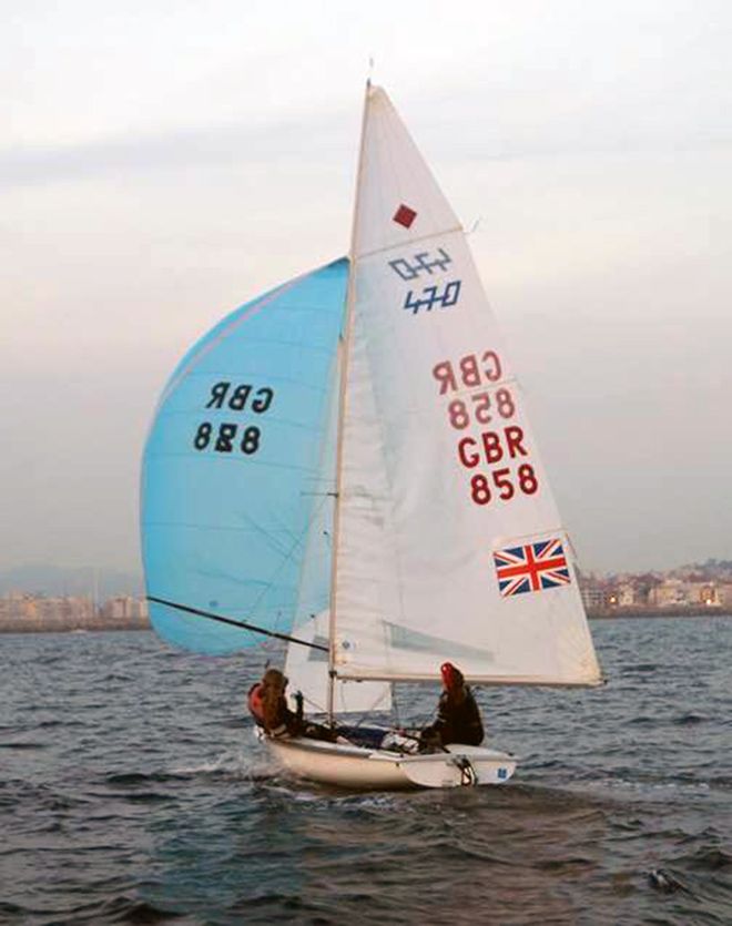 Kingston University student Georgia Booth sailing for Great Britain 