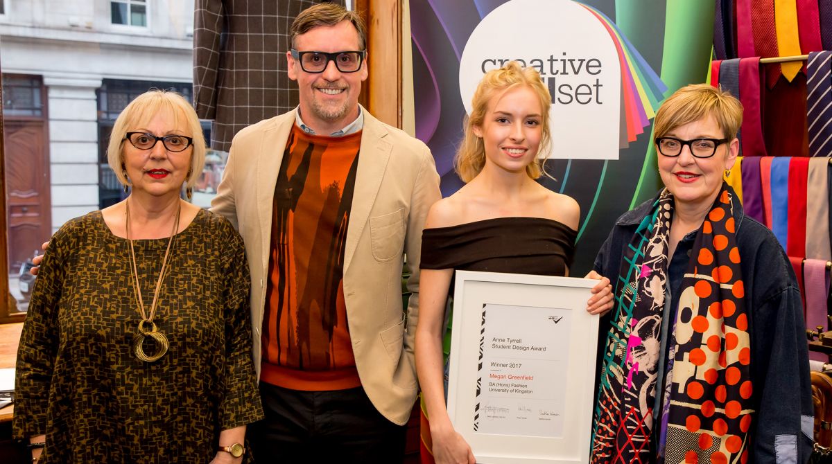 Kingston University fashion student wins Creative Skillset Anne Tyrrell Student Design Award 