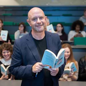 About a Boy author Nick Hornby steps into the literary limelight as part of Kingston University's Big Read project