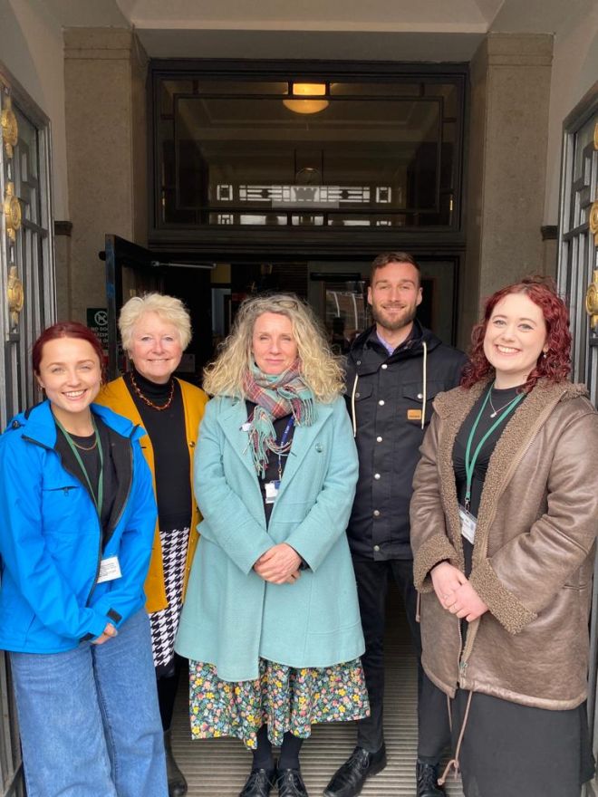 Group picture Kingston Council with Alison  Alison Baverstock and Gabrielle Smallbone(Kingston University