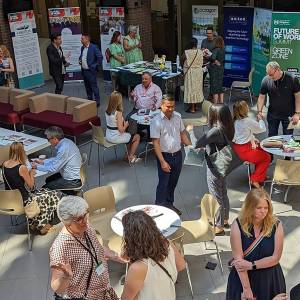Businesses from range of sectors join staff and students at Kingston University for Future of Work Summit