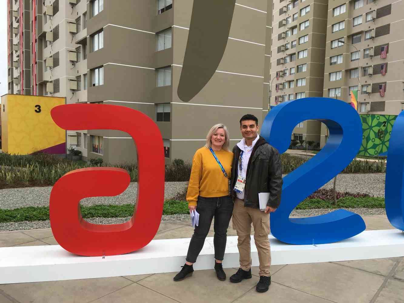 Pan-American Games, Lima, Peru, July-August, 2019 - The A-team: with my local colleague, Jorge