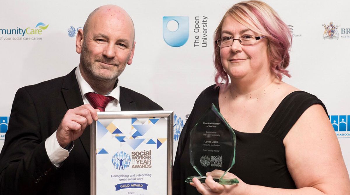 Inspirational Kingston University postgraduate student and educator picks up top honour at Social Worker of the Year Awards