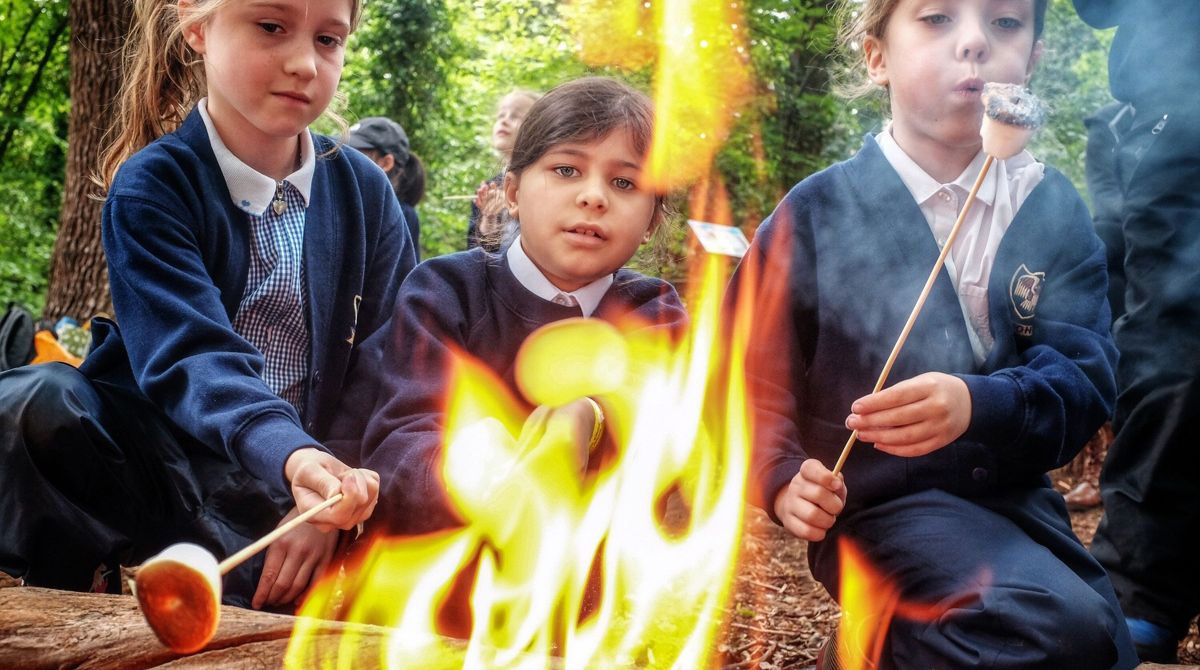 Outdoor learning helps school pupils deal with anxiety, Kingston University teaching expert says