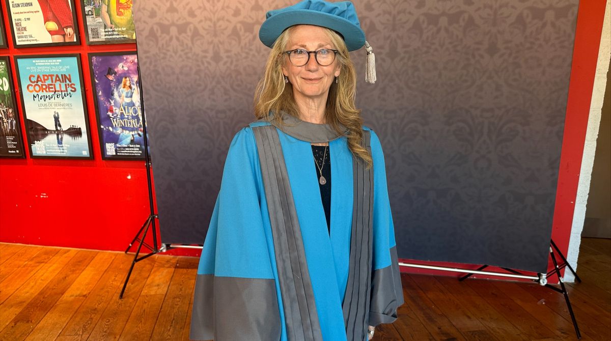 Award-winning author Rachel Joyce receives honorary doctorate from Kingston University