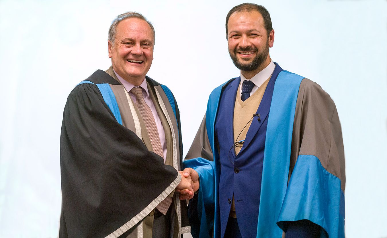 Picture of Professor Martyn Jones and Professor Umut Turksen