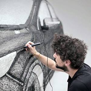 Kingston University design students play key role in project commissioned by car manufacturer Nissan to create world's largest 3D pen sculpture