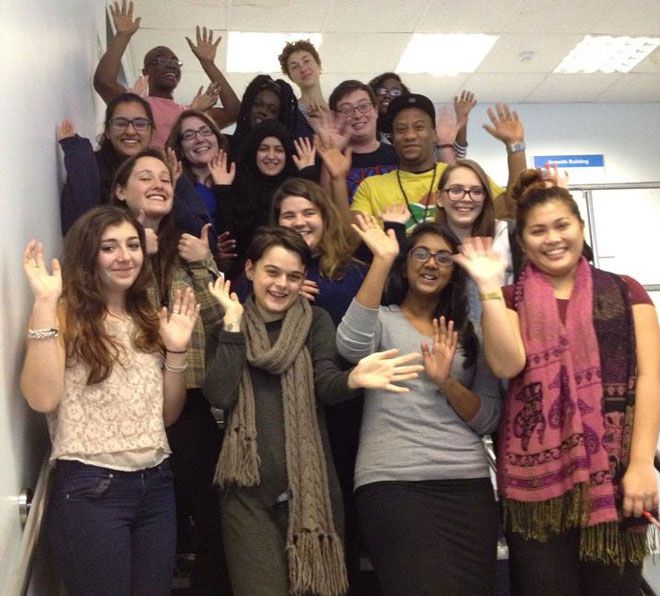 Kingston University\'s Annual Fund team of students
