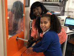 Primary school pupil's idea for automated sink to help mum during fight with cancer brought to life by ؿζSM