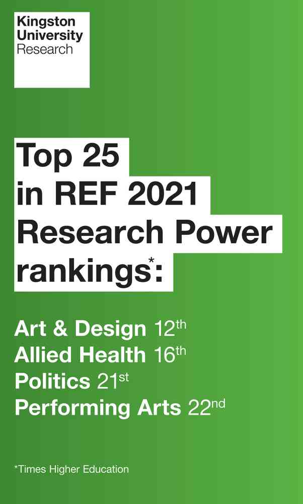 REF 2021 results: KU's Art & Design ranking 12th