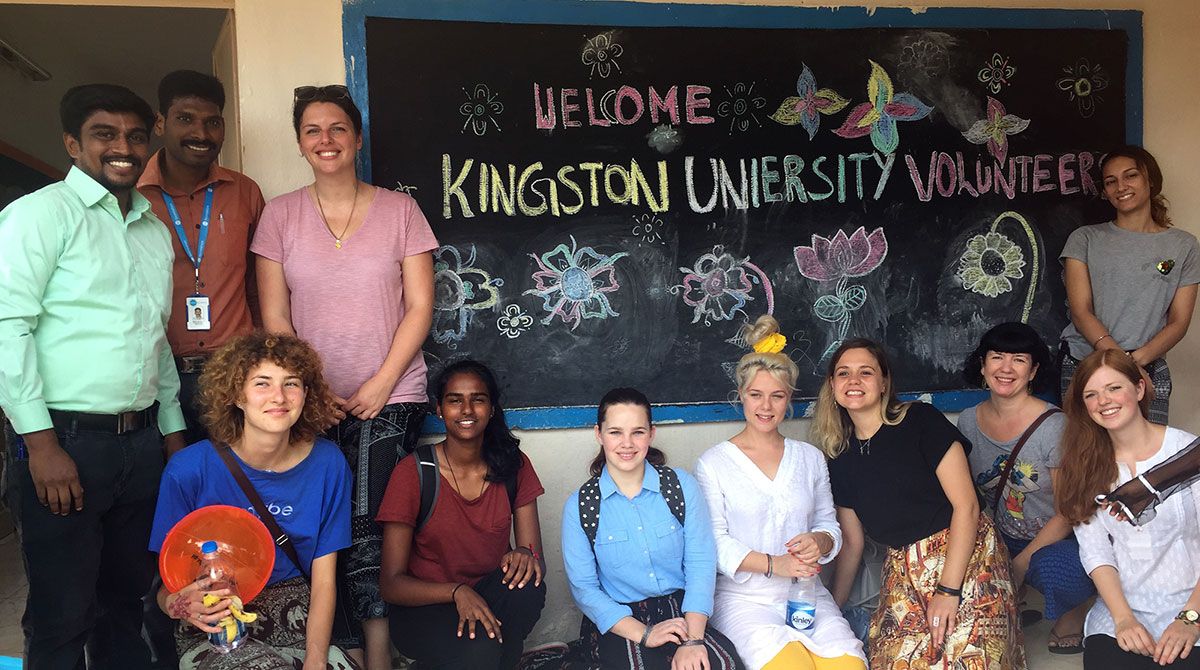 Kingston University student volunteers make a difference with Lebara Foundation in community schools in India and Sri Lanka