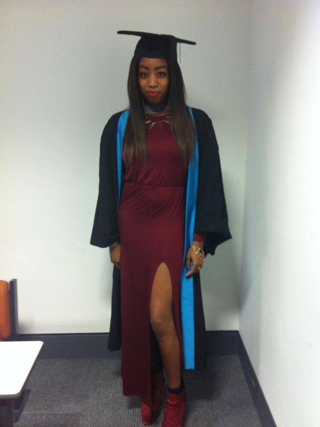 Genevieve graduated from Kingston University in 2012 with a degree in forensic chemistry.