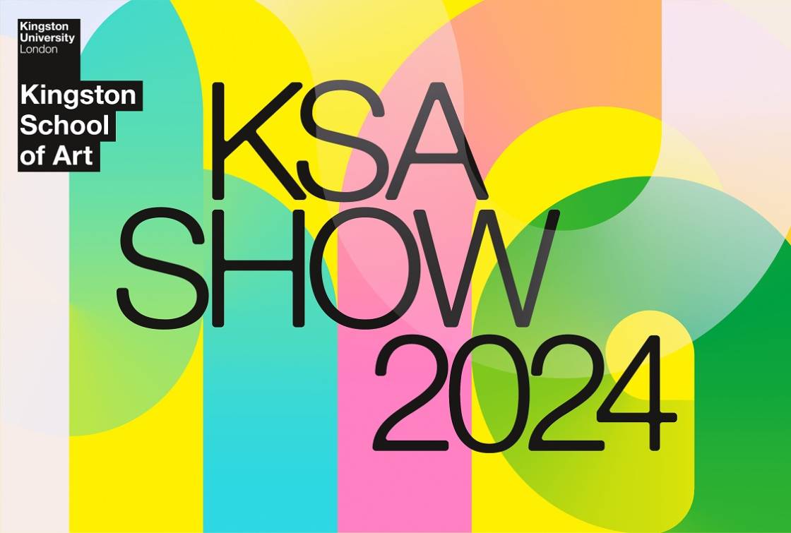 Colourful stripes to advertise the KSA Show 2024
