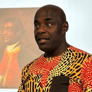 Actor Paterson Joseph shares inspirations for novel uncovering story of 18th century Black Briton Charles Ignatius Sancho at Kingston Universitysymposium