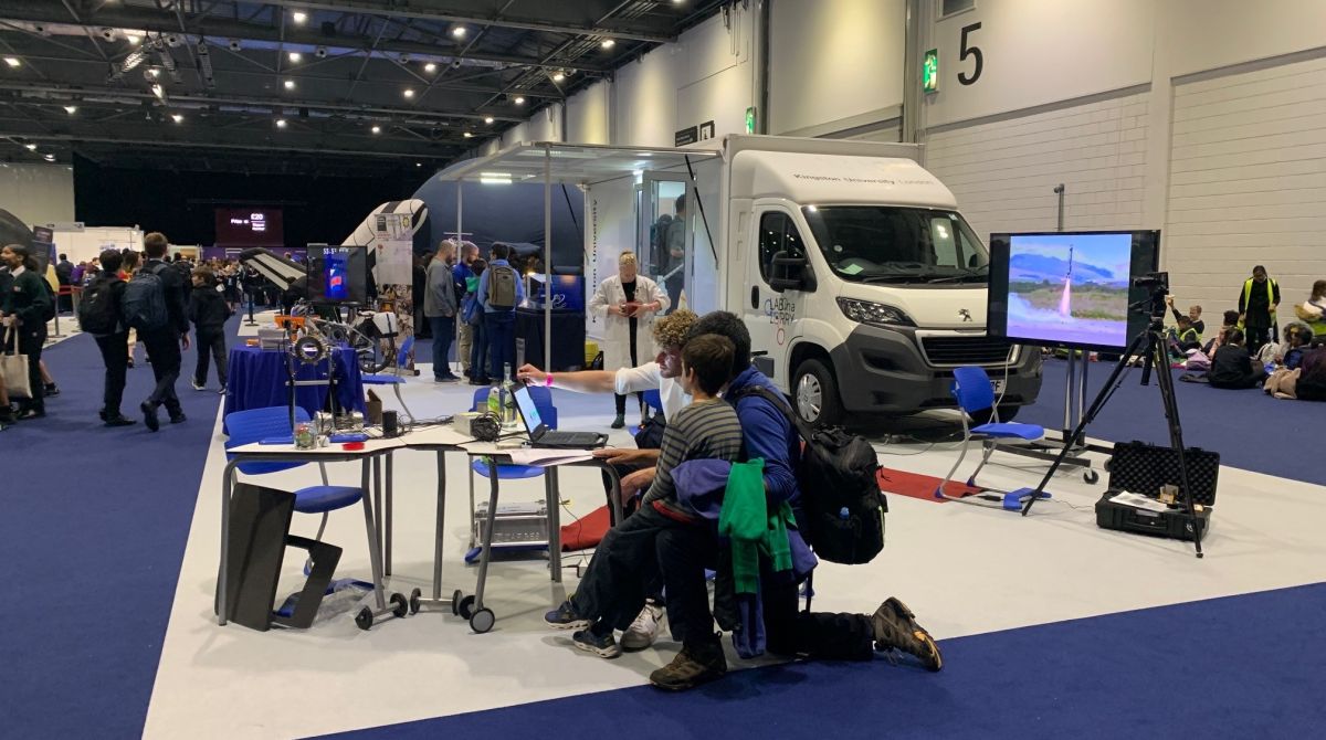 Kingston University showcases science expertise and welcomes hundreds of visitors to explore Lab in a Lorry at this year's New Scientist Live