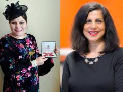 Kingston University diversity and outreach champions receive Queen's Birthday Honours' awards during royal palace investiture ceremonies