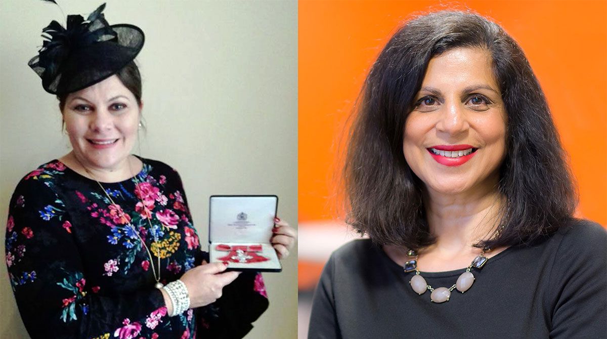 Kingston University diversity and outreach champions receive Queen's Birthday Honours' awards during royal palace investiture ceremonies