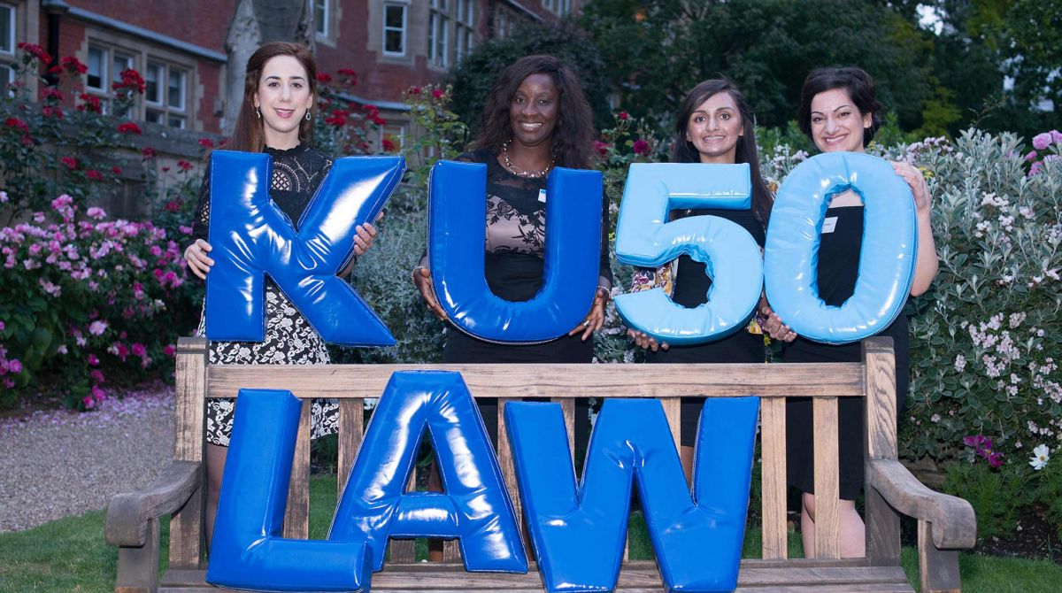 Alumni celebrate 50 years of Kingston Law School at Middle Temple