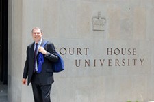 Lawyer Graeme Mew, who will represent Britain at the 2012 Games as one of only 12 legal experts on the athletes' court of appeal