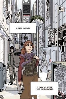 New superhero Catherine Abigail Daniels, also known as Cat, explores Gloria City.
