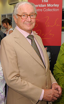 Broadcaster David Jacobs attended the launch of Kingston University's Sheridan Morley Theatre Collection in 2009.