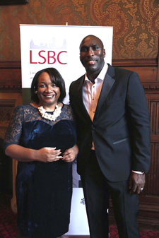 Diane Abbott and soccer star Sol Campbell were among the names at the event